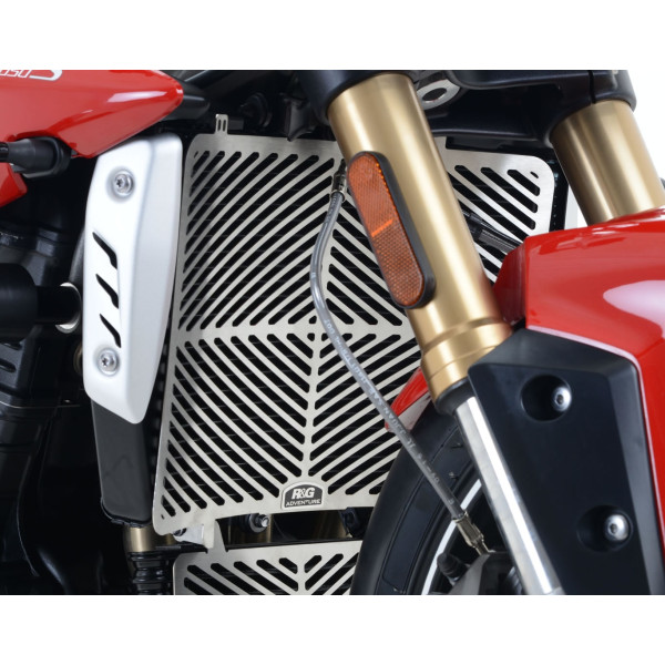 R&G Stainless Steel Radiator Guards for the Triumph Speed Triple S  and R '16- & Speed Triple RS '18-'20